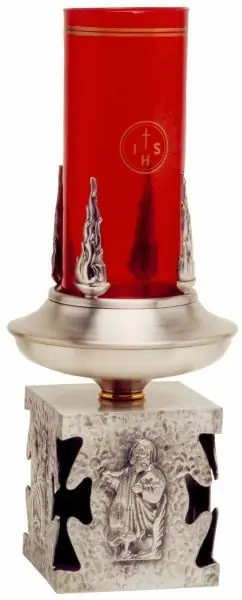 Lampada Santissimo da Altare H. 18 cm Evangelisti Prezzo Scontato