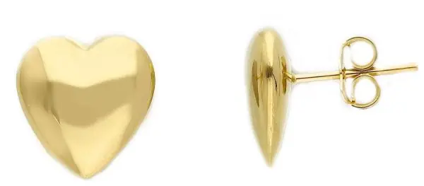 Compra Oggi Stesso Orecchini a lobo Cuore oro giallo 18k